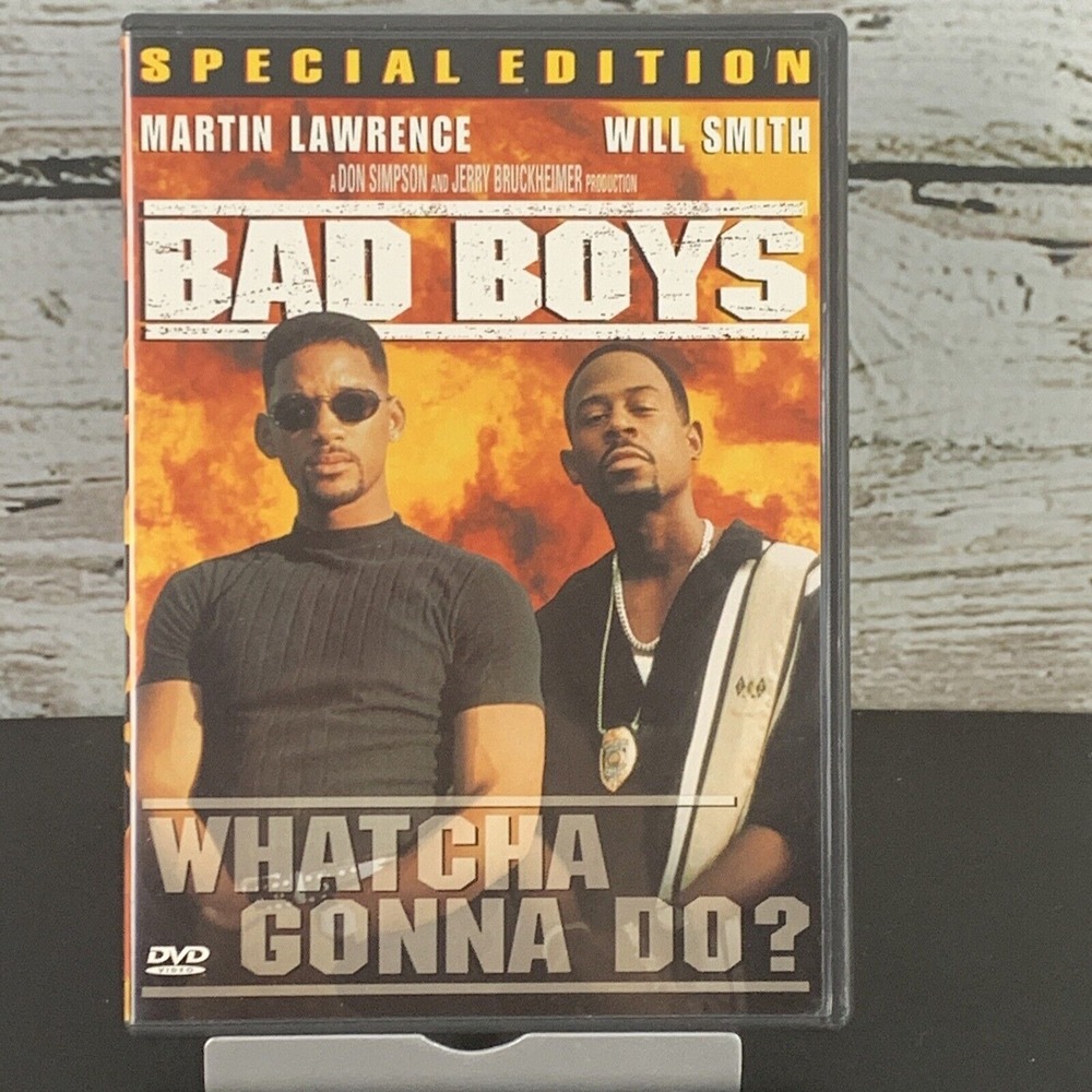 Bad Boys (DVD, 1995) Martin Lawrence,‎ Will Smith, Téa Leoni, Tchéky Karyo